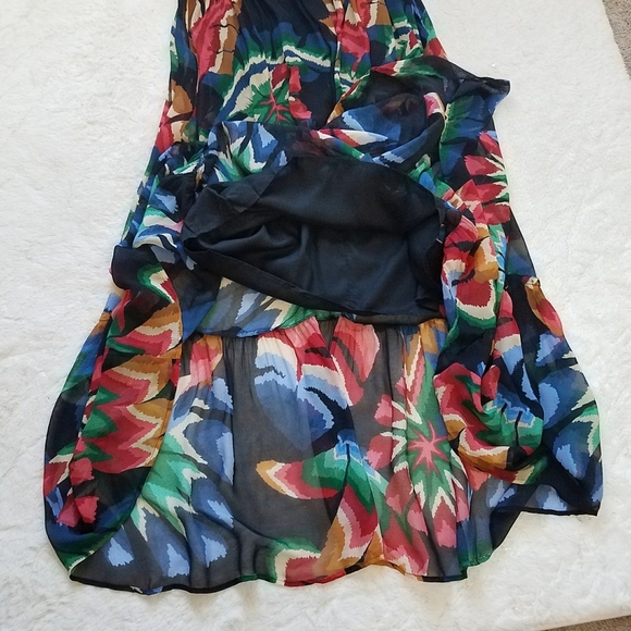 FARM RIO Black Chevron Forest Maxi Dress - Picture 9 of 10